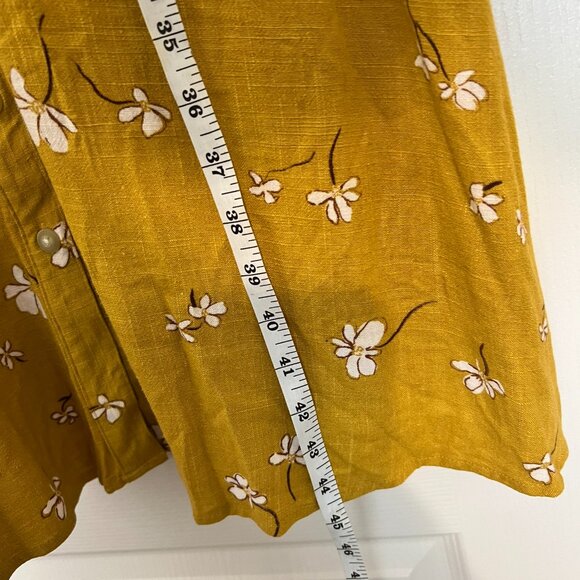 Universal Thread - Yellow Button Down Floral Sundress - Size Small - Worn Once - Picture 2 of 5